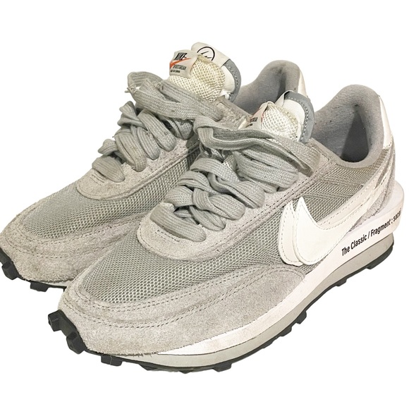 NIKE x SACAI FRAGMENT Size Grey White Mesh Platform LD